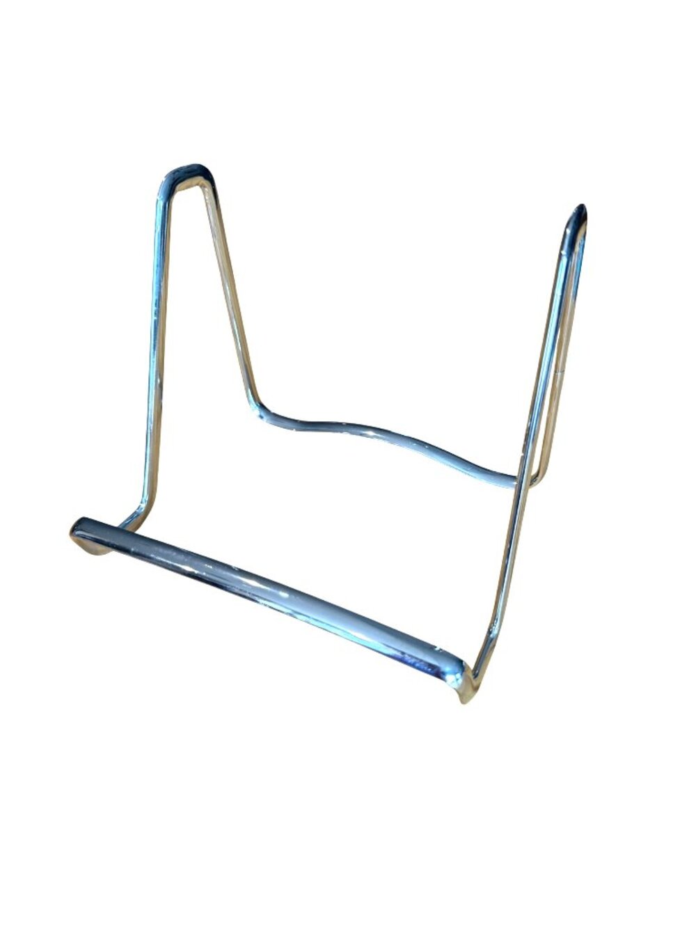 Stainless Steel Wire Stand Display Holder CookBooks Plates Photos Silver Metal